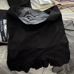 Black High-Waisted Shorts